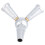 Hookah Hose Splitter 1 to 2 Silver 4