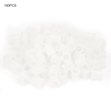 100pcs Black/White Disposable Pipe Tips (#4)