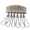 Key Row Wallet Hardware 6 Hooks Clasp Clip Bronze 1