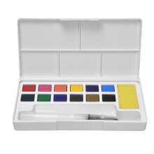 (12 Colors) Portable Pigment Kit 36 Colors Outdoor Art Supply for Kids