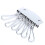 Key Row Wallet Hardware 6 Hooks Clasp Clip Silver 3