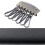 Key Row Wallet Hardware 6 Hooks Clasp Clip Bronze 5