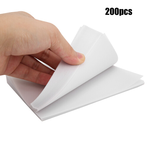 200 Pcs Parchment Half Transparent Tracing Paper 1