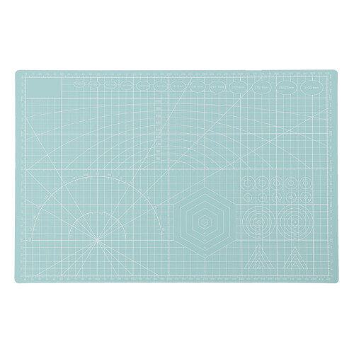 A3 Double Side PVC Cutting Mat Self Healing Grid Craft Tool 2