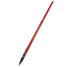 (Red 2#) Squirrel Hair Round Brush Gouache Watercolor Red 1#