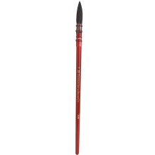 (Red 3#) Squirrel Hair Round Brush Gouache Watercolor Red 1#