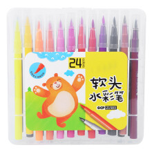 24Pcs Washable Watercolor Pen Soft Tip Art Supplies