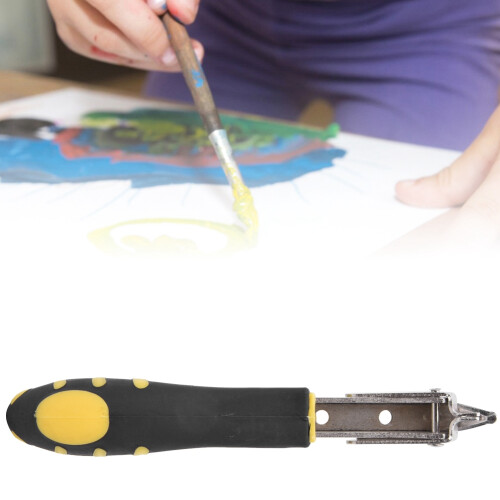 Drawing Board Staple Remover Push Type Nail Puller with Rubber Handle 2