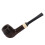 Handmade 3-Ring Wood Bruyere Straight Stem Pipe with Filter 3