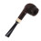 Handmade 3-Ring Wood Bruyere Straight Stem Pipe with Filter 4