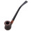 3mm Handmade Iron Core Bruyere Wood Pipe Long Handle Portable 3