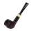 Handmade 3-Ring Wood Bruyere Straight Stem Pipe with Filter 5