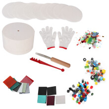 10 pcs/Set Fusing Glass Kiln Microwave Sewing DIY Jewelry Kit (S)