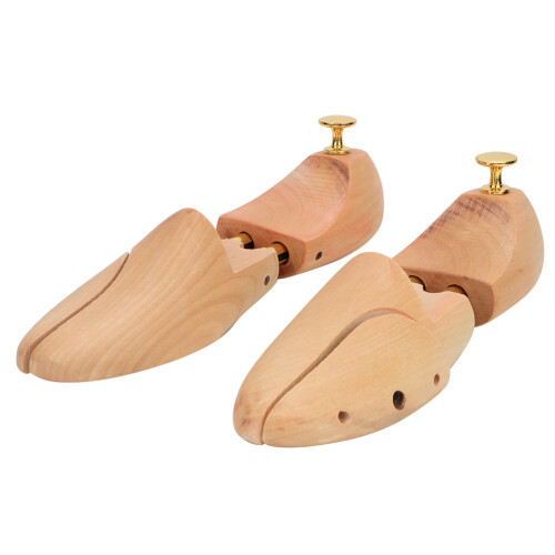 2Pcs Wood Shoe Tree Anti Deformation Adjustable (43-44) 1