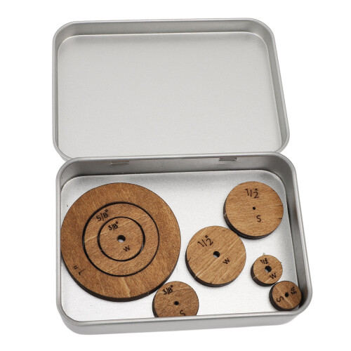 Circle Ruler Quilting Template Basswood Sewing Tool 2