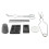 8PCS Graphite Crucible Set Silver Copper Ingot Torch Melting Kit 5