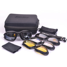 9Pcs Goggles Mirror Bulletproof Tactical Anti-Shock Windproof