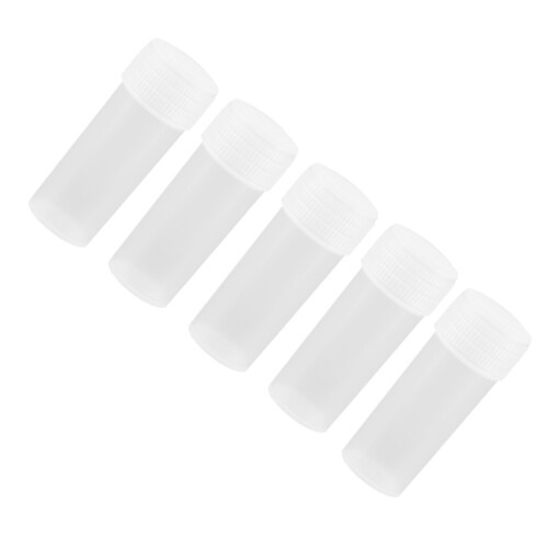 50 Pcs 5ml Volume Plastic Sample Bottles Small Storage Container 2