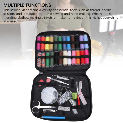 Sewing Kit Gift Needles Thread Scissors Portable Box 1