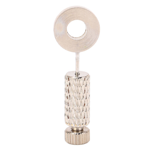 (Long 6-12mm(silver)) Leather Suture Needle Locking Pin Hand Sewing Tool 6-12mm Silver 2