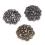 3 Set Dragon Pattern Metal Buttons Vintage Retro Craft 2