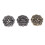 3 Set Dragon Pattern Metal Buttons Vintage Retro Craft 4