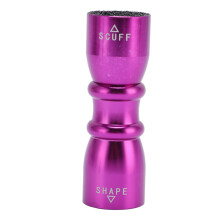 (Violet) 3 in 1 Snooker Pool Cue Tip Repair Tool Portable Shaper Picker Violet