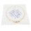 Embroidery Starter Kit Floral Pattern Hoops Thread Tools 20.5cm 3