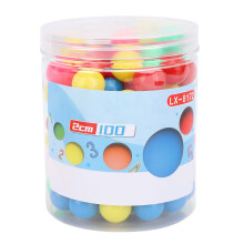 100PCS Game Marbles 20mm Plastic Hollow Colorful