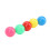 100PCS Game Marbles 20mm Plastic Hollow Colorful 5