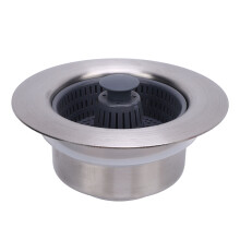 Kitchen Sink Drain Strainer 3-in-1 Stainless Steel Filter