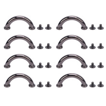 8 Sets U Ring Connector Buckle 25x11x5mm Arch Bridge 5.5mm Screws