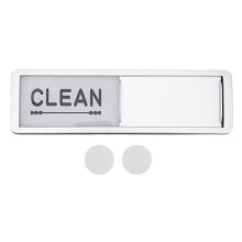(Type 2) Dishwasher Magnet Clean Dirty Sign Stainless Steel Non Scratch Tape
