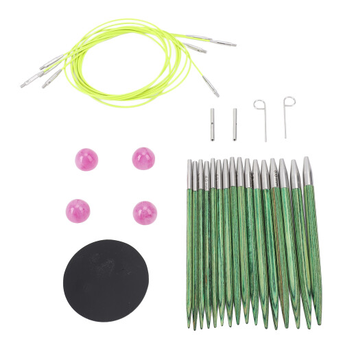Circular Knitting Needle Set 3.5-6.5mm Multifunctional Interchangeable