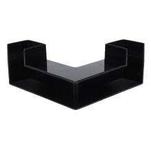 Aquarium Underground Tunnel 2 Outlets Corner for Fish Tank Decoration
