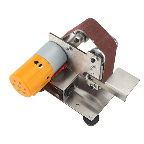 Mini Belt Sander Double Bearing Adjustable Angle Vertical 2