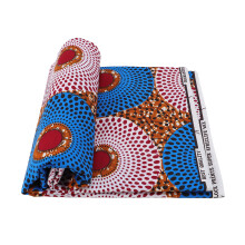 African Print Fabric Polyester 6 Yds Geometric Ankara for Dress
