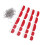 Knit Blocking Combs Pins Kit Set Crochet Sewing Tool Red 2