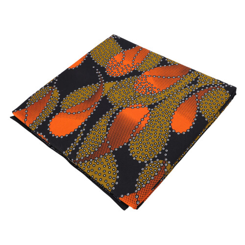 6 Yards African Wax Print Fabric Double Sided Polyester 1
