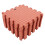 9PCS Knit Blocking Mats 50PCS T Pins Brick Red Foam Boards 3