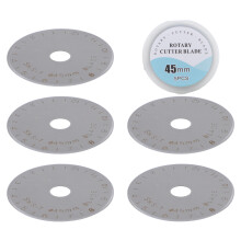 5 Pcs 45mm Rotary Cutter Blades Alloy Steel