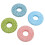 (Light Color) 4Pcs Fabric Weight Dot Pattern Round Paperweight Light Color 2
