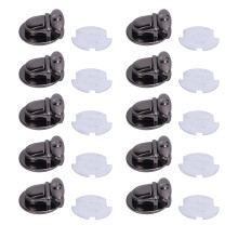 10 Sets 32mm Duck Tongue Tuck Lock Clasp with 36.5x37mm Base Plate