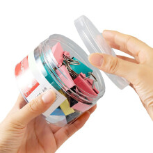 12pcs colored metal binder clips for paper