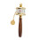 (Silver) Handheld Tibetan prayer wheel with double bearings 1
