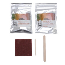 2 Sets Hand Casting Kit 50g Plaster 50g Powder Wood Mixing Rod