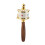 (Silver) Handheld Tibetan prayer wheel with double bearings 3