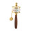 (Silver) Handheld Tibetan prayer wheel with double bearings 2