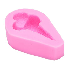 Reusable Silicone Ice Cream Fondant Mould for Cake Decoration
