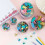 12pcs colored metal binder clips for paper 4